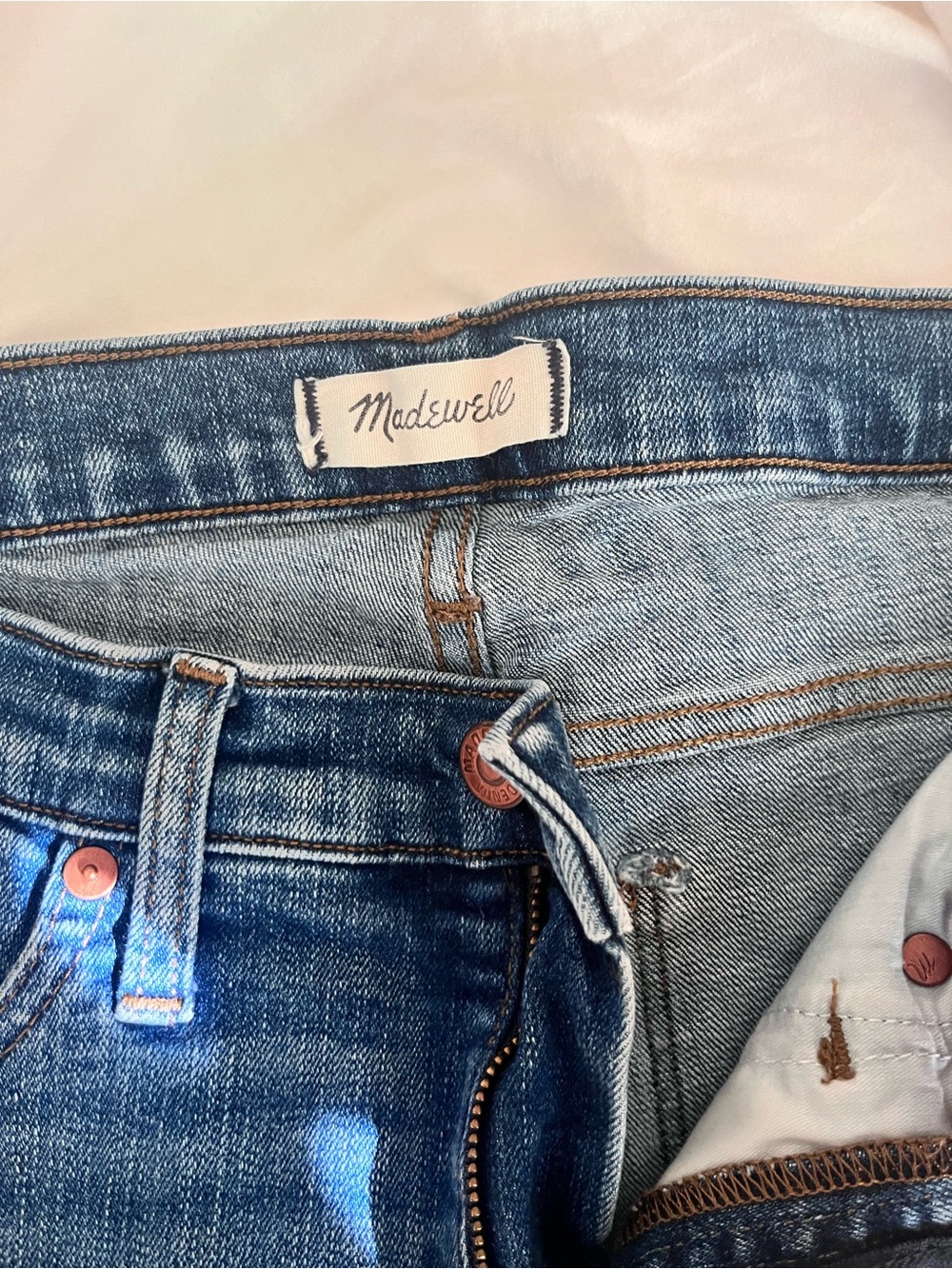 Madewell Women's 9” High-Rise Skinny Crop Denim Jeans